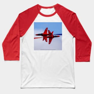 RAF Red Arrows Crossing Baseball T-Shirt